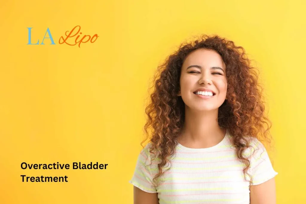woman smiling about overactive bladder treatment Milngavie solutions